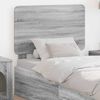 vidaXL Headboard with Headboard Grey Sonoma 75 cm Engineered wood