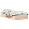vidaXL Ottoman Bed Frame with Storage Natural 70 x 190 cm