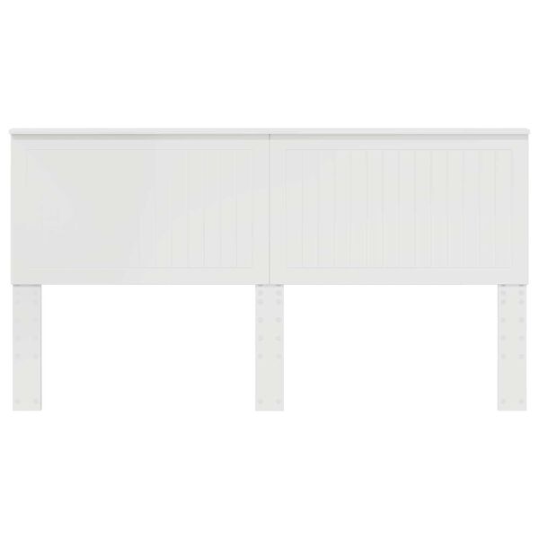 vidaXL Headboard with Headboard White 180 cm Engineered wood