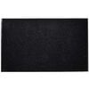 vidaXL Door Mat Black 90 x 120 cm PVC