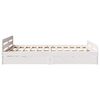 vidaXL Bed frame without Mattress White 140x200 cm Solid Wood Pine