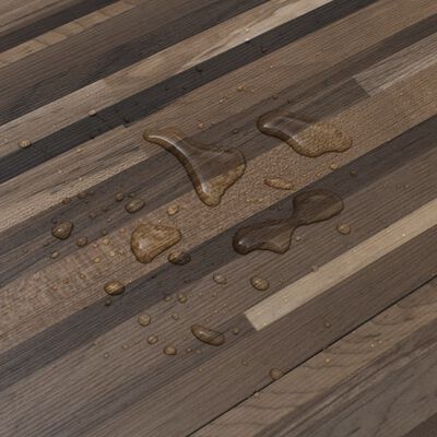 vidaXL Self-adhesive PVC Flooring Planks 5.21 m? 2 mm Striped Brown