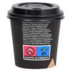 vidaXL Coffee Paper Cups with Lids 120 ml 100 pcs Black