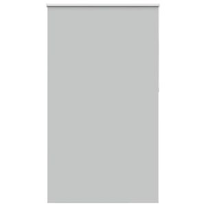 vidaXL Roller Blind Blackout Light Grey 120x210 cm Fabric Width 116.6 cm Polyester