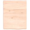 vidaXL Bathroom Countertop 40x50x(2-6) cm Untreated Solid Wood