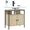 vidaXL Bathroom Sink Cabinet Sonoma Oak 60x30x60 cm Engineered Wood