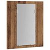 vidaXL LED Bathroom Mirror Cabinet Old Wood 40x12x45 cm Engineered Wood