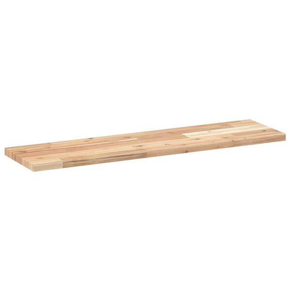 vidaXL Floating Shelves 3 pcs 80x20x2 cm Untreated Solid Wood Acacia