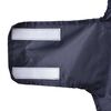 vidaXL Dog Raincoat with Reflective Strips Polyester Navy Blue S