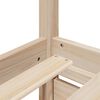 vidaXL Bed Frame without Mattress 150x200 cm King Size Solid Wood Pine