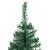 vidaXL Corner Artificial Christmas Tree Green 120 cm PVC and Metal