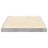 vidaXL Floor Bed Frame Concrete Grey 75 x 190 cm Engineered Wood
