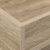 vidaXL End Table Sonoma Oak 30 x 30 x 56 cm Engineered Wood