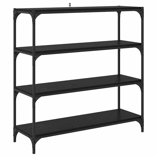 vidaXL Book Cabinet Black Oak 100 x 33 x 100 cm