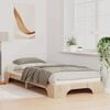 vidaXL Bed Frame Brown 80 x 220 cm Solid Pine Wood