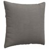 vidaXL Sofa Pillows 2 pcs Light grey 45 x 45 cm Corduroy Fabric