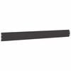 vidaXL Lawn Edgings 50 pcs Black 10x103 cm Cold-rolled Steel
