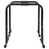 vidaXL Dip Bar Manual Black 116 x 66 x 74.5 cm Powder-coated steel