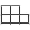 vidaXL 5-Cube Display Shelf Grey 103x30x72.5 cm Fabric