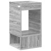 vidaXL End Table Grey Sonoma 30 x 30 x 56 cm Engineered Wood