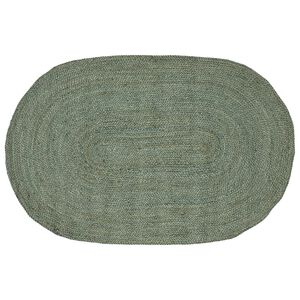 vidaXL Area Rugs Olive Green 122 x 183 cm Jute