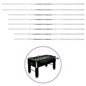 vidaXL Rods for Football Table 8 pcs 15.9 mm