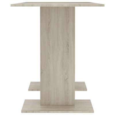 vidaXL Dining Table Sonoma Oak 110x60x75 cm Engineered Wood