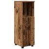 vidaXL Bathroom Cabinet with Storage Old Wood 30 x 35 x 95 cm