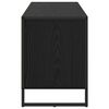 vidaXL TV Cabinet Black Oak 100 x 36 x 49.5 cm Engineered Wood
