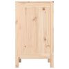 vidaXL Laundry Box 44x44x76 cm Solid Wood Pine