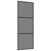 vidaXL Sliding Door 76 x 205 cm Tempered Glass and Aluminium
