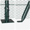 vidaXL Fence Post Green 100 x 1.2 m (13 mm mesh) Steel and PVC