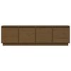 vidaXL TV Cabinet Honey Brown 156x37x45 cm Solid Wood Pine