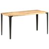 vidaXL Dining Table 140x70x76 cm Solid Mango Wood