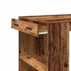 vidaXL Bar Table Old Wood 102x70x103.5 cm Engineered Wood