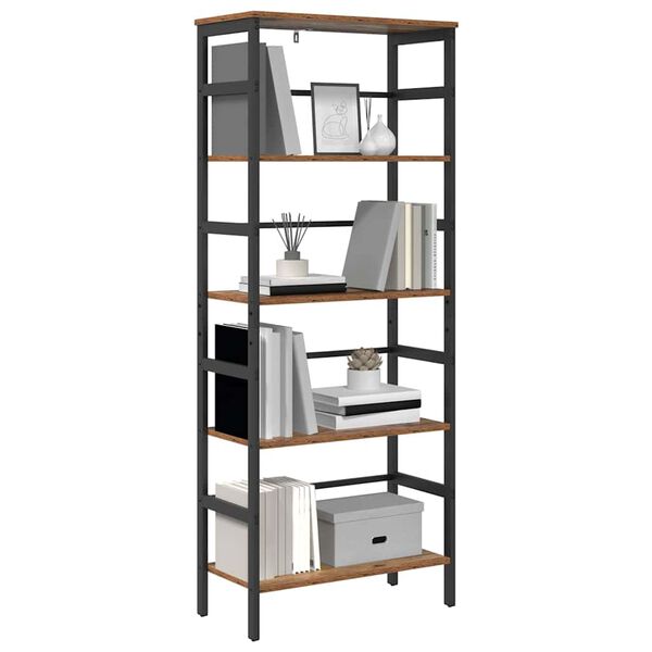 vidaXL Bookshelf Old Wood 60 x 29.5 x 149 cm Engineered Wood