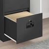 vidaXL File Cabinet Black 45.5 x 42 x 74.5 cm Cold-Rolled Steel