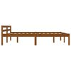 vidaXL Bed Frame without Mattress Honey Brown Solid Pine Wood 160x200cm
