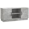 vidaXL TV Cabinet 102 x 34.5 x 47 cm Concrete Grey Engineered Wood