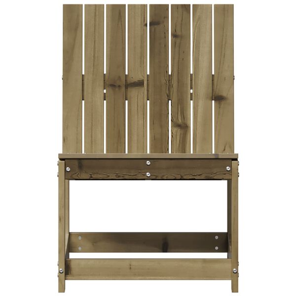 vidaXL Garden Chair 50.5x55x77 cm Impregnated Wood Pine