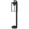 vidaXL Outdoor Floor Lamp Black 60 cm Stainless Steel