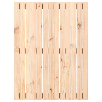 vidaXL Wall Headboard 82.5x3x110 cm Solid Wood Pine