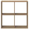 vidaXL Bookcase Artisian Oak 68.5x32x68.5 cm Engineered Wood