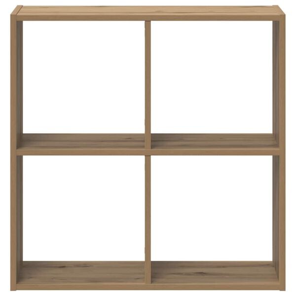 vidaXL Bookcase Artisian Oak 68.5x32x68.5 cm Engineered Wood