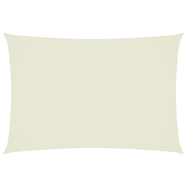 vidaXL Sunshade Sail Oxford Fabric Rectangular 3x5 m Cream