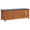 vidaXL Garden Storage Box 150x50x55 cm Solid Eucalyptus Wood