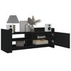 vidaXL TV Cabinet Black 100x35x40 cm Engineered Wood