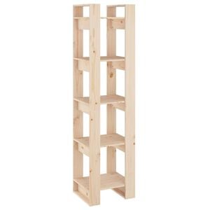 vidaXL Book Cabinet/Room Divider 41x35x160 cm Solid Wood Pine