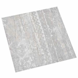 vidaXL Flooring Planks 55 pcs Grey 5.11 m&sup2; PVC