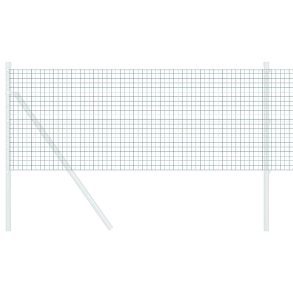 vidaXL Welded Wire Fence Green 0.5 x 50 m Steel